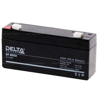  Батарея Delta DT 6033 (6V, 3.3Ah) 