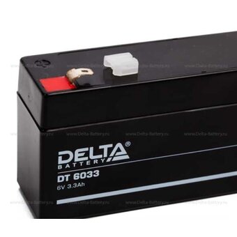  Батарея Delta DT 6033 (6V, 3.3Ah) 