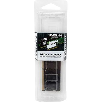  ОЗУ Patriot PSD416G266681S DDR4 16Gb 2666MHz PC4-21300 CL19 SO-DIMM RTL 