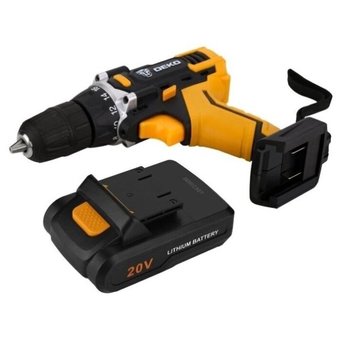 Дрель аккумуляторная DEKO DKCD 20 FU-Li SET3 20v 2*1.5Ah Li-Ion 063-4177 
