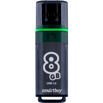  USB-флешка SMARTBUY SB8GBGS-DG 8GB USB 3.0 Glossy Series Dark Grey 