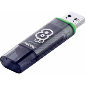  USB-флешка SMARTBUY SB8GBGS-DG 8GB USB 3.0 Glossy Series Dark Grey 
