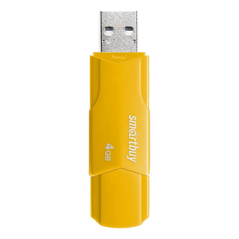  USB-флешка SMARTBUY SB4GBCLU-Y UFD 2.0 4GB Clue Yellow 