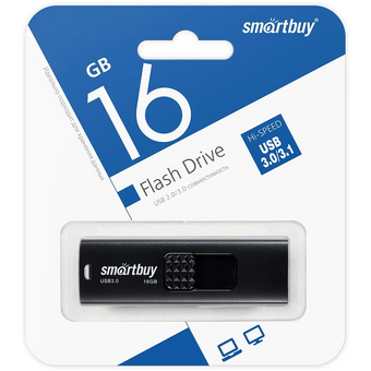  USB-флешка SMARTBUY SB16GB3FSK UFD 3.0/3.1 16GB Fashion Black 