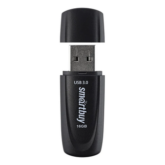  USB-флешка SMARTBUY SB16GB3SCK UFD 3.0/3.1 16GB Scout Black 