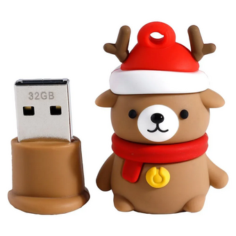  USB-флешка SMARTBUY SB32GBCaribouW UFD 2.0 32GB Wild series Мед 