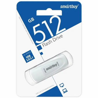  USB-флешка SMARTBUY SB512GB3SCW UFD 3.0/3.1 512GB Scout White 