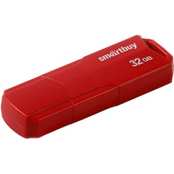  USB-флешка SMARTBUY SB32GBCLU-R UFD 2.0 32GB Clue Red 