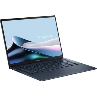  Ноутбук Asus Zenbook 14 UX3405MA-QD489 (90NB11R1-M00ST0) Core Ultra 5 125H 16Gb SSD1Tb Intel Arc 14" OLED FHD+ (1920x1200) noOS blue Bag 