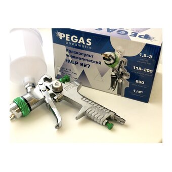  Краскопульт пневматический Pegas pneumatic HVLP827 (2713) 