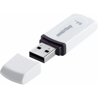  USB-флешка SMARTBUY SB64GBPN-W UFD 2.0 064GB Paean White 