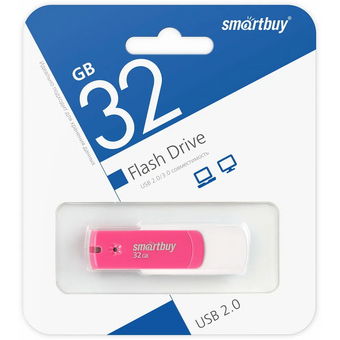  USB-флешка SMARTBUY SB32GBDP UFD 2.0 32GB Diamond Pink 
