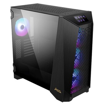  Корпус MSI MEG Prospect 700R (306-7G15R21-W57) Mid-Tower, E-ATX, 2xUSB 3.2, 1xUSB-C, Audio I/O, 4x140 ARGB fan, Laminated Tempered Glass, (41556) 