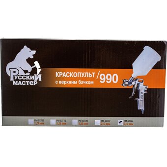  Краскопульт пневматический Русский Мастер 990 (РМ-92744) 