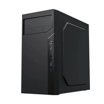  Корпус ZIRCON Iva BK (Midi Tower, Черный, БП 450Вт., 1*USB3.0, 1*USB Type-C, HD Audio) 