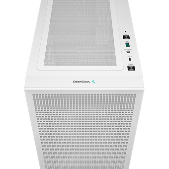  Корпус Deepcool CH360 white (R-CH360-WHAPE3-G-1) MiniTower (mATX, без БП, ARGB, USB3.2 Type-A + USB3.2 Type-C) 