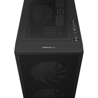  Корпус Deepcool CH360 black (R-CH360-BKAPE3-G-1) MiniTower (mATX, без БП, ARGB, USB3.2 Type-A + USB3.2 Type-C) 