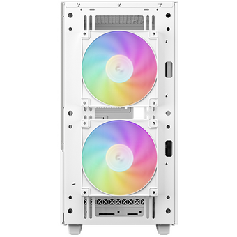  Корпус Deepcool CH360 white (R-CH360-WHAPE3-G-1) MiniTower (mATX, без БП, ARGB, USB3.2 Type-A + USB3.2 Type-C) 