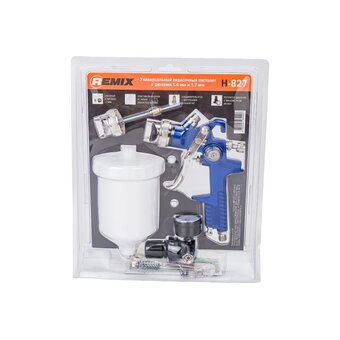  Краскопульт REMIX HVLP H-827 (RM-HVLP-H-827-14-17) 