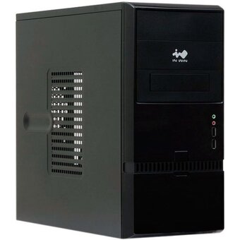  Корпус InWin ENR-022BL (6143491) Mini Tower U3.0*2+A(HD) mATX 