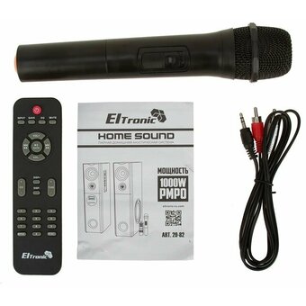  Колонка ELTRONIC 20-82 Home Sound черный 08 