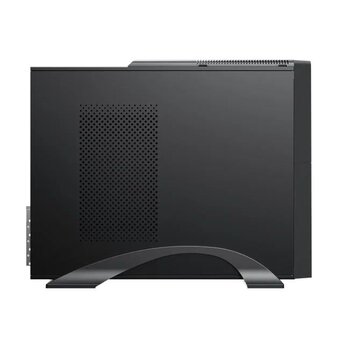  Корпус Zircon Desk Mini 300W (Desktop, Micro-ATX, Черн., 1*USB3.0, 1*Type-C, 1*80мм) 