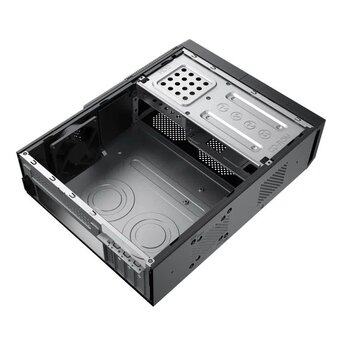  Корпус Zircon Desk Mini 300W (Desktop, Micro-ATX, Черн., 1*USB3.0, 1*Type-C, 1*80мм) 