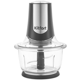  Измельчитель Kitfort КТ-1390 черный/серебристый 