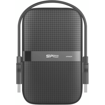  Внешний HDD Silicon Power Armor A60 (SP010TBPHDA60S3A), 1TB 2.5", USB 3.2, Черный 