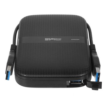  Внешний HDD Silicon Power Armor A60 (SP010TBPHDA60S3A), 1TB 2.5", USB 3.2, Черный 