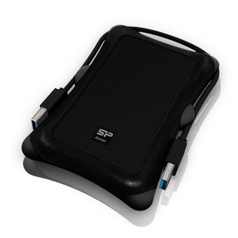  Внешний HDD Silicon Power Armor A30 (SP010TBPHDA30S3A), 1TB 2.5", USB 3.2, Черный 