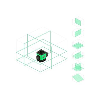  Лазерный нивелир AMO LN 4D-360-4 (851698) 