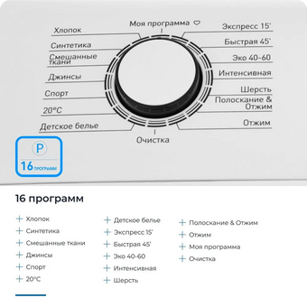  Стиральная машина ZUGEL ZWT813I Inverter 