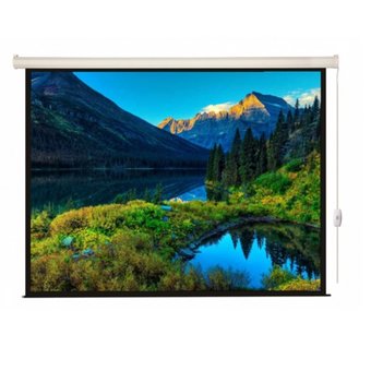  Экран Lumien 203x203см Eco Control LEC-100102 1:1 настенно-потолочный рулонный (моторизованный привод) 