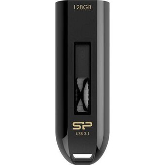  USB-флешка Silicon Power Blaze B21 SP128GBUF3B21V1K, 128Gb USB 3.2, Черный 