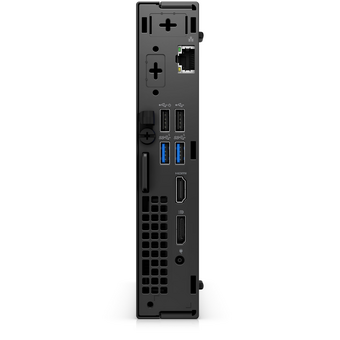  ПК Dell Optiplex 7010-3821 Micro i3 13100T (2.5) 8Gb SSD256Gb UHDG 770 Windows 11 Professional GbitEth WiFi BT 260W мышь клавиатура черный 