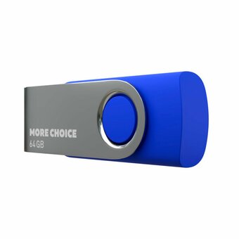  USB-флешка MORE CHOICE MF64-4 USB 64GB 2.0 (4610196407659) Blue 