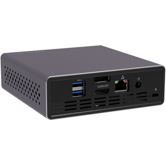  Неттоп Digma Pro Minimax (DPP5-ADXW02) U1 i5 1240P (1.7) 16Gb SSD512Gb UHDG Win 11 Pro GbitEth 60W темно-серый/черный 