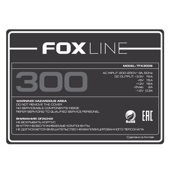  Блок питания Foxline TFX300S 300W TFX PSU 