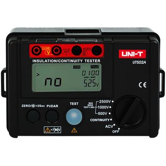  Тестер сопротивления изоляции UNI-T UT502A погружной 3МОм - 2 ГОм, до 2500В 