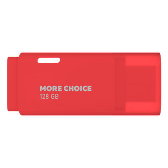  USB-флешка MORE CHOICE MF128 USB 128GB 2.0 (4610196407482) Red 