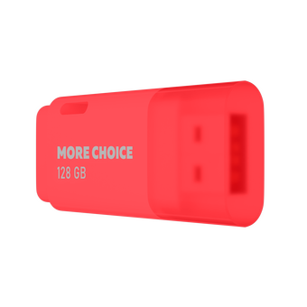  USB-флешка MORE CHOICE MF128 USB 128GB 2.0 (4610196407482) Red 