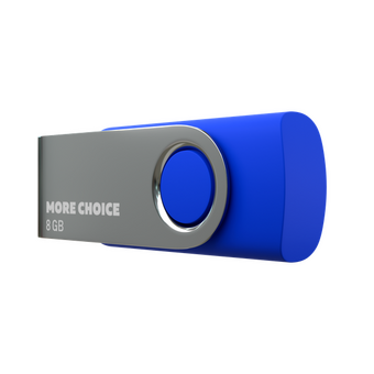  USB-флешка MORE CHOICE MF8-4 USB 8Gb 2.0 (4610196407529) Blue 