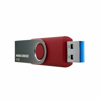  USB-флешка MORE CHOICE MF16-4 USB 16Gb 2.0 (4610196407574) Red 