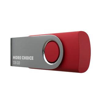  USB-флешка MORE CHOICE MF128-4 USB 128GB 2.0 (4610196407673) Red 