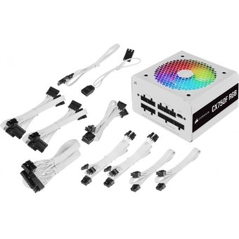  Блок питания Corsair CX750F RGB CP-9020227-EU 750 Watt 80 Plus Bronze Certified RGB White 