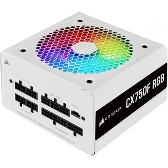  Блок питания Corsair CX750F RGB CP-9020227-EU 750 Watt 80 Plus Bronze Certified RGB White 