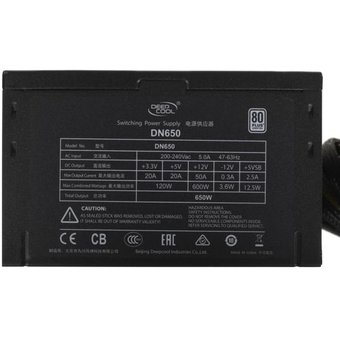  Блок питания DeepCool DN650 (DP-230EU-DN650 bulk) 650W 