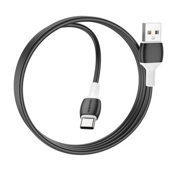  Дата-кабель BOROFONE BX84 Rise charging data cable Type-C 1м (черный) 