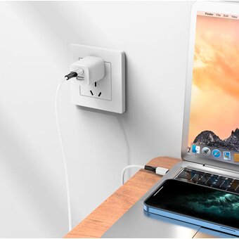  Дата-кабель BOROFONE BX79 silicone charging 60W Type-C to Type-C (белый) 